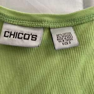 Green tank top